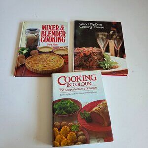 3 cook books.